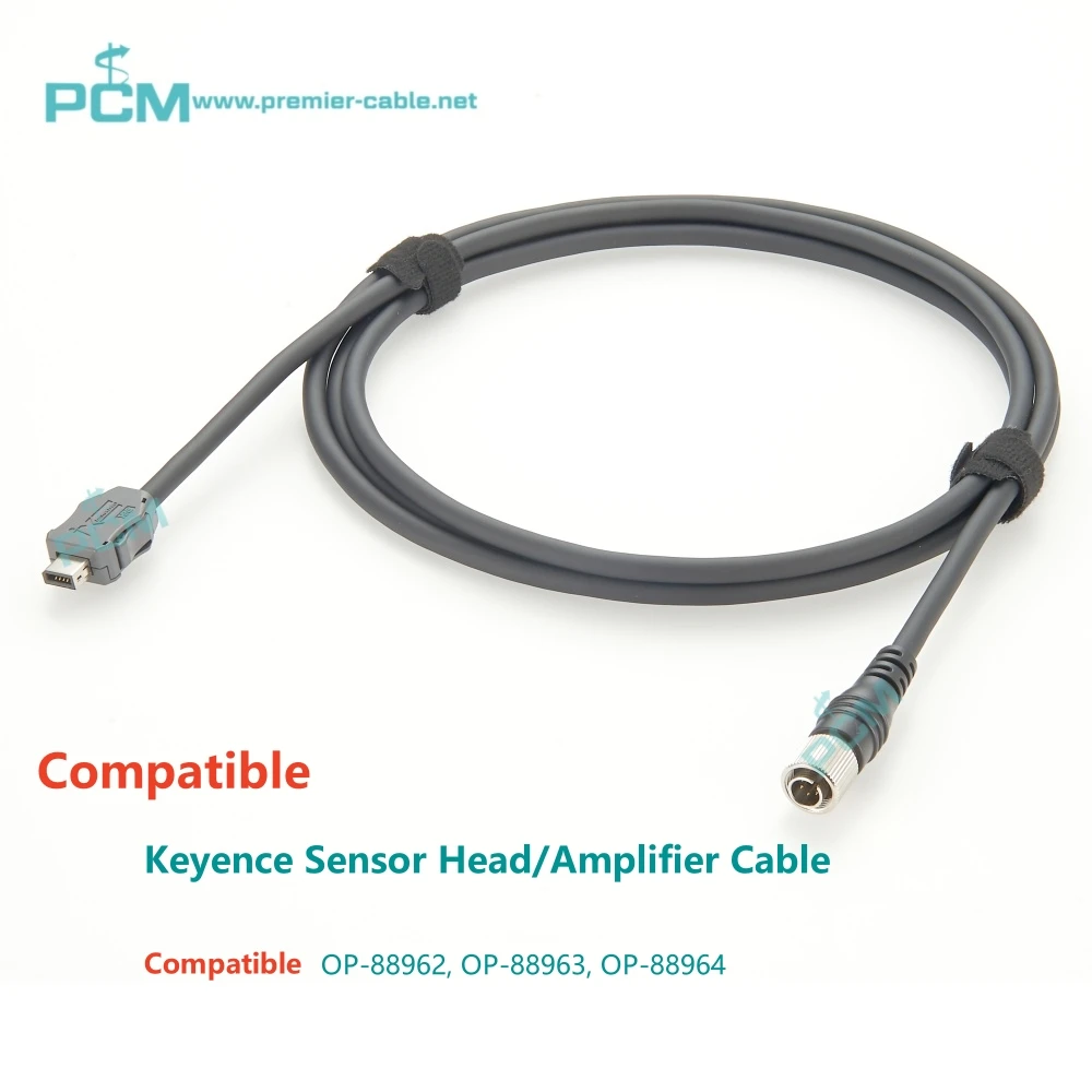 Hirose 6Pin to IX B-Key Vision Sensor Head to Amplifier Cable