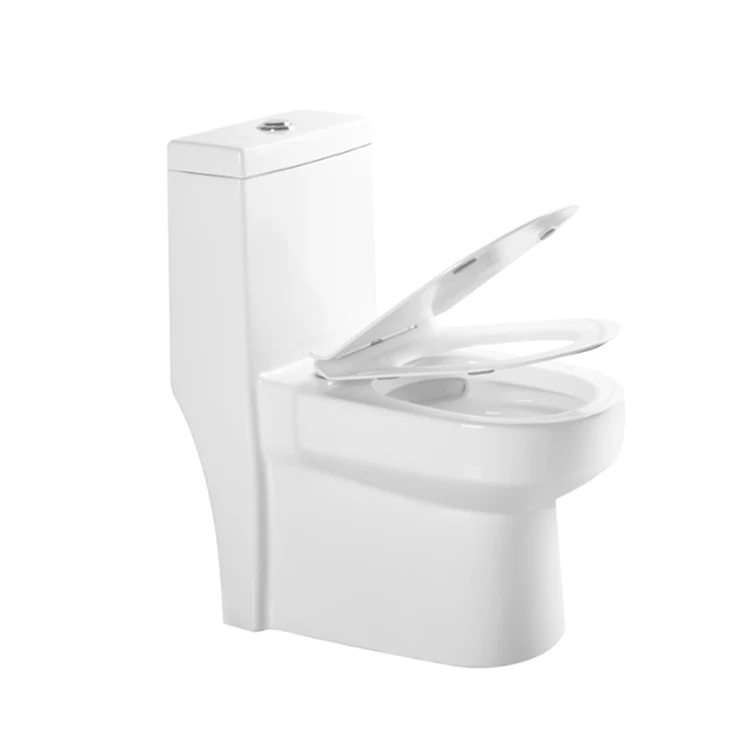 Hign Quality Siphonic 300mm 1-pcs Inodoro White WC Top Button Manufacturer Flush Toilet Bowl manufacture