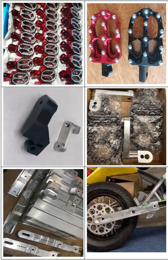 6061 Aluminum Billet Turning Milling Swingarm Extensions For Razor