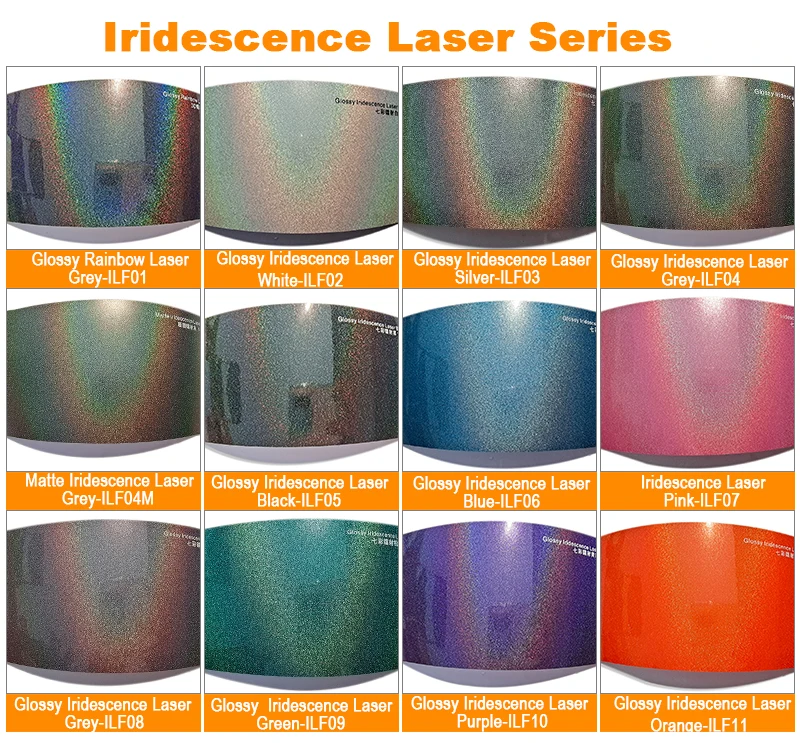Best Nascarwraps Rainbow Laser White Color To Iridescent Gloss