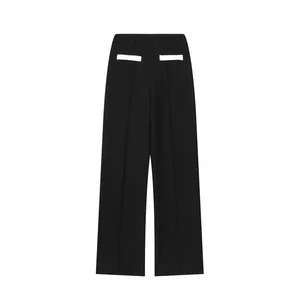 2025New OEM Customized Fashionable Women's Clothing Casual Suit Pants with Details, Women's Long Pants