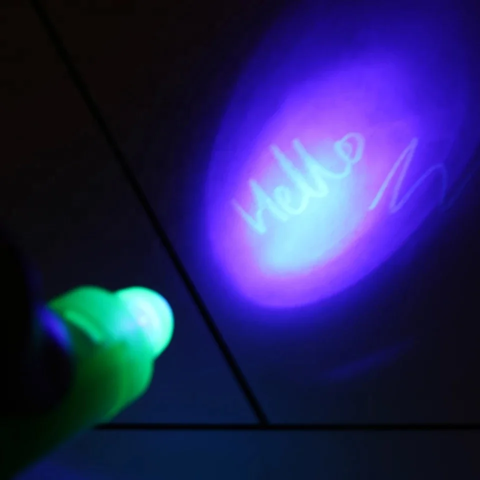Invisible Ink Pen, Upgraded Spy Invisible Ink Pen With UV Light Magic Marker For Secret Message And Kids Halloween Goodies Bags Toy 6pcs