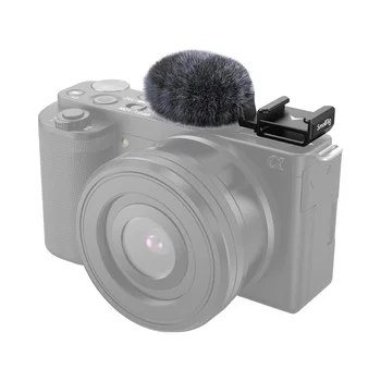 For SmallRig 3526 Cold Shoe Adapter for Sony ZV-1F / ZV-E10 / ZV-1 / ZV-E1 / ZV-1 II Wind Muff Windshield Light Camera Flash