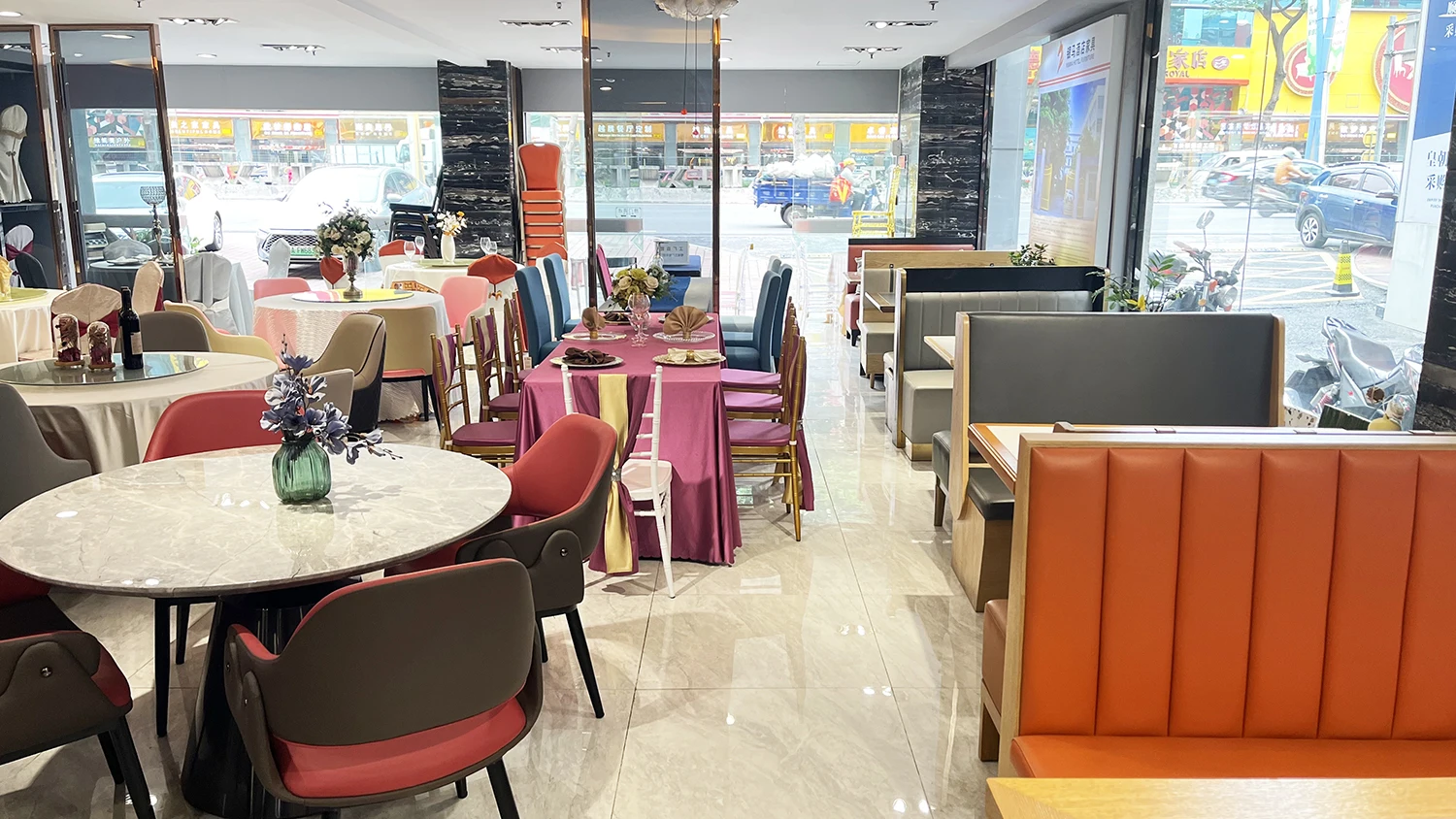 YINMA, ресторанные наборы, мебель, обеденный стол со стульями, мебель для кафе, столы и стулья