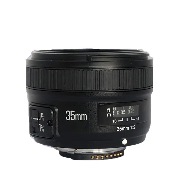 Широкоугольный объектив Yongnuo YN 35 мм F2 с автофокусом для Canon EF EOS Camera 500d 600d 120d 5d mark iii 6d 7d 60d 70d 1000d 1d