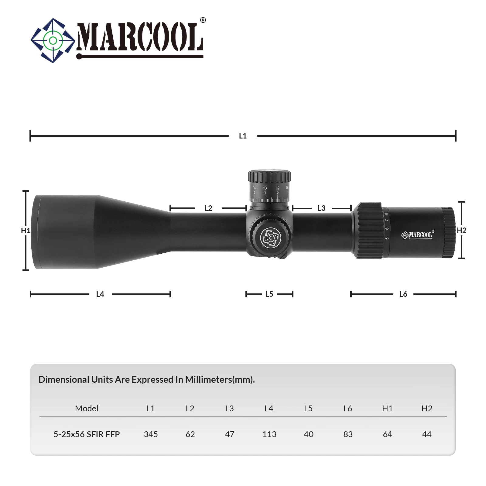 OEM 5-25X56 FFP Scope - HD Glass Lens, 34mm Tube, Zero Stop Turret