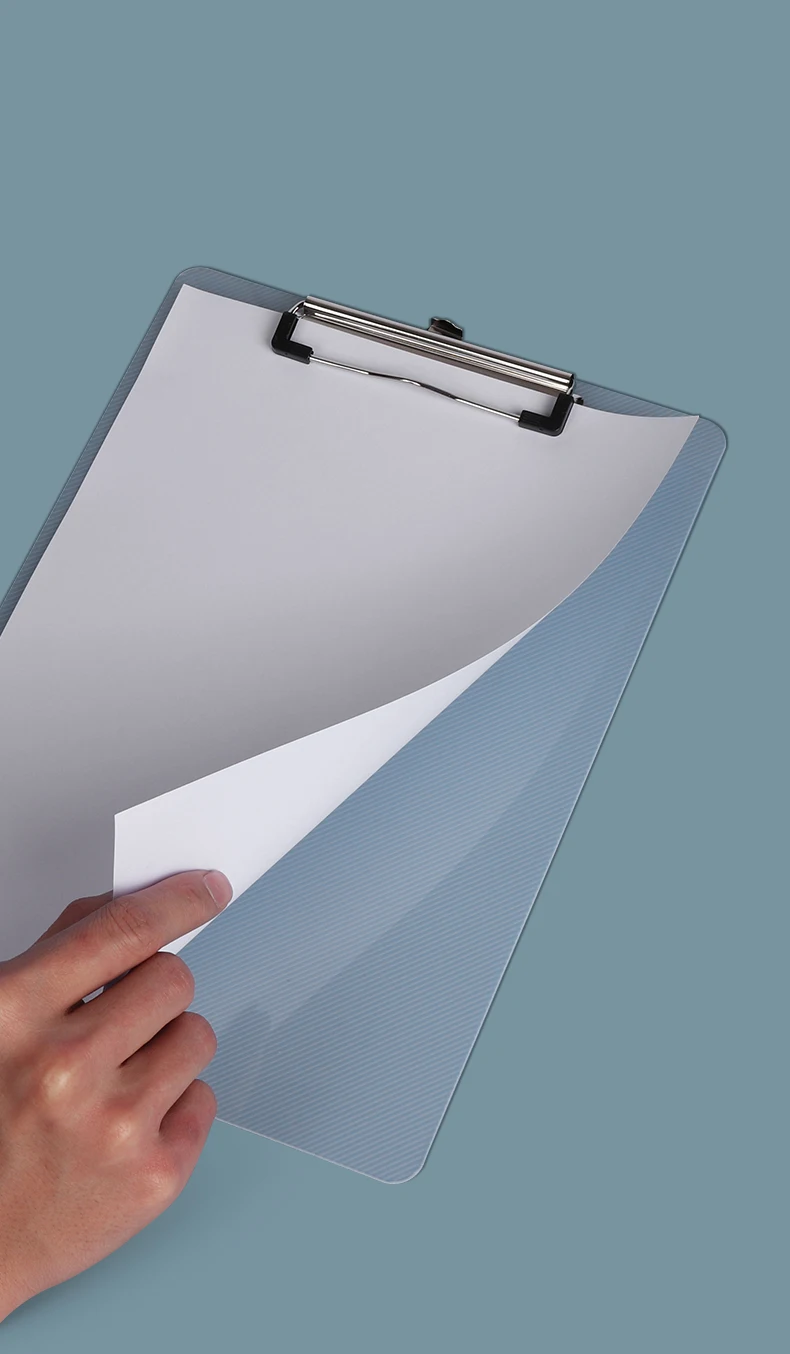 Office A4 A5 A6 Black Plastic Pp Clear Clipboard,A4 With Clipboard