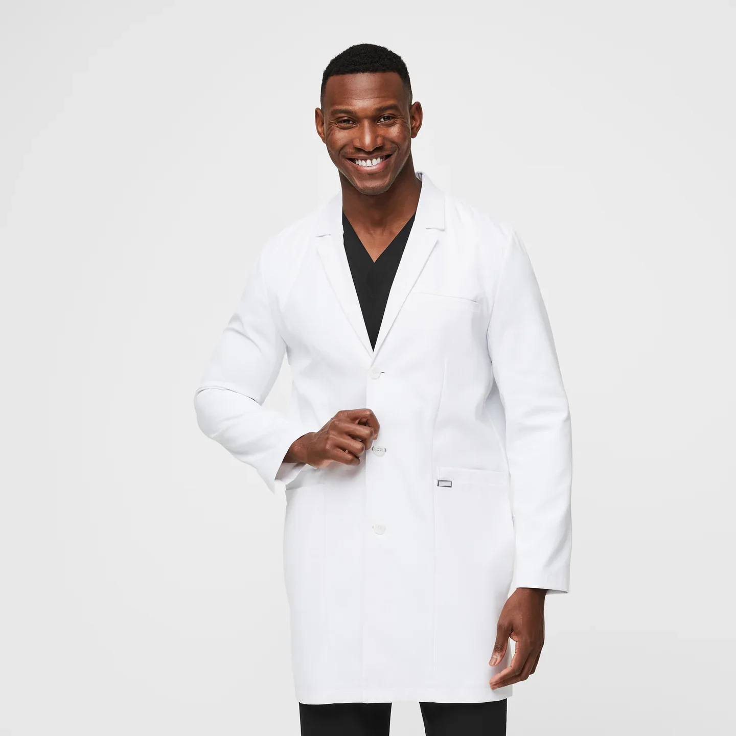 Men's Harlem Slim Long Lab Coat Medical Lab Coats