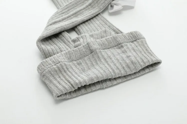 Лидер продаж 2019, хлопковые трикотажные Нескользящие Детские колготки для девочек, леггинсы для малышей