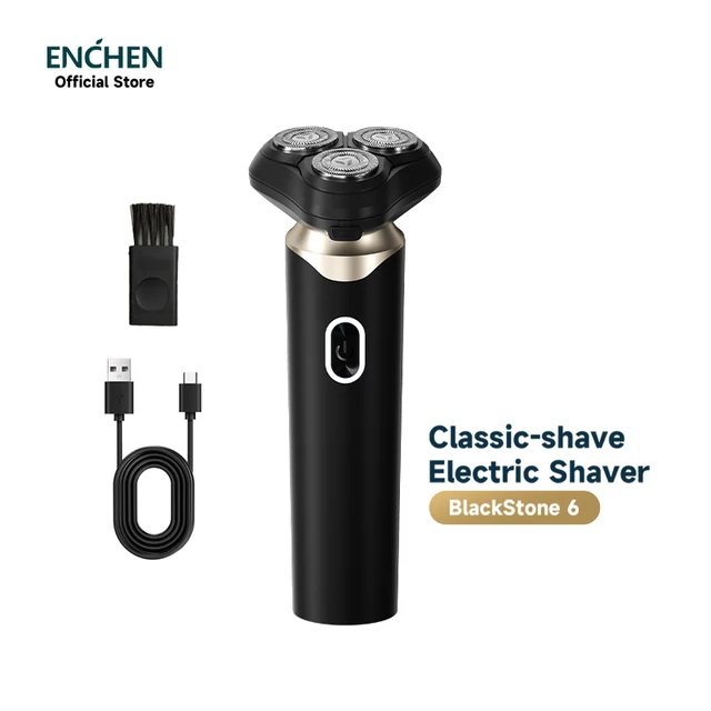 ENCHEN Professional Cordless Electric Shaving Machine with USB Waterproof Beard Trimmer Triple Blade Face Body IPX7 Certified