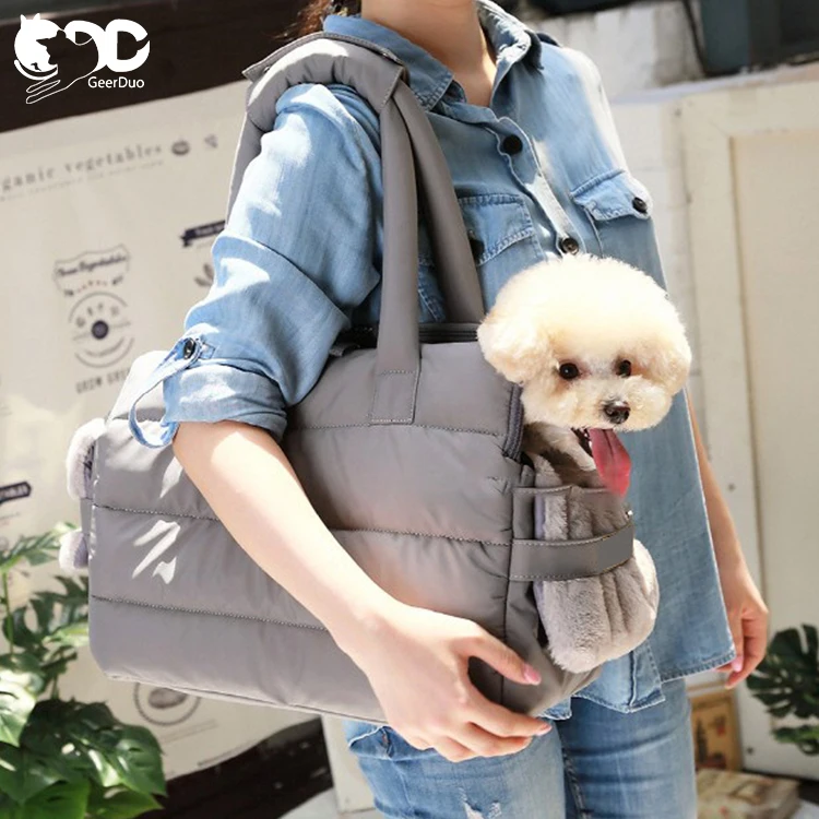 Geerduo Pet Custom Oem Odm Soft Sided Stylish Padded Warm Travel Dog