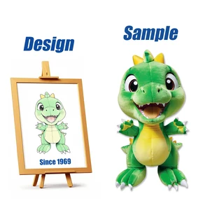 Shengye Cute Stuffed Animal Plush Toy Little Flying Dinosaur Adorable Cartoon Anime Soft Dragon Toy Plushie Gift Present for Kid