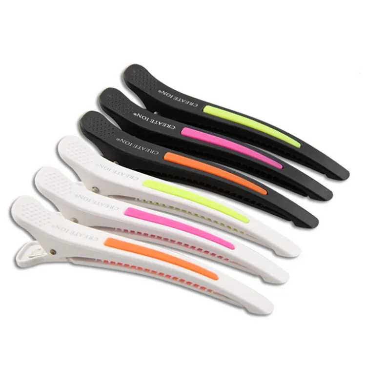 24 Entenschnabel-Clips In Regenbogenfarben – 7,9 Cm, Metall, Für Haarstyling & Färben