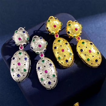 New Arrivals Fashion Design Trendy 18k Gold Plated Earrings for Women Wholesale