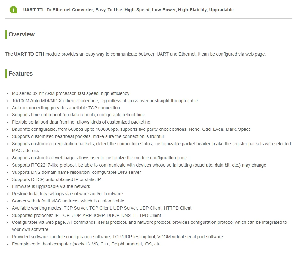 Waveshare Uart Ttl To Converter Module M0 Series 32bit Arm