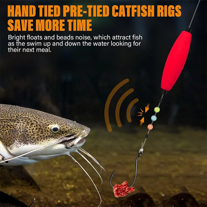 Catfish Rigs Catfish Float Rigs 6PCS