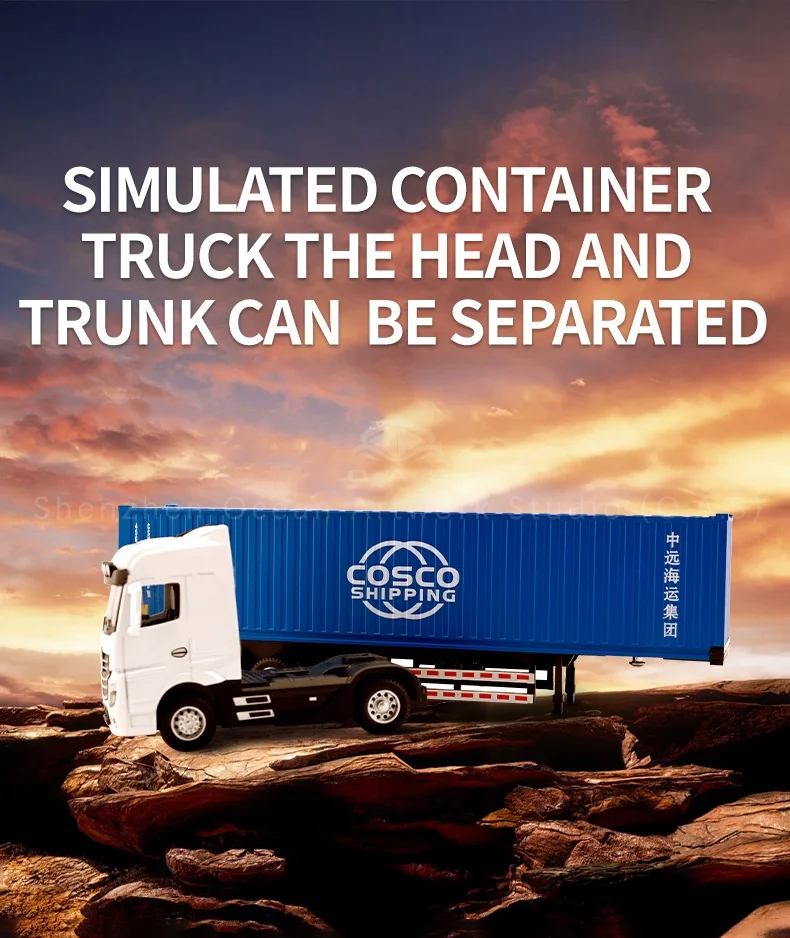 loas container model factory shipping gift customized 150 sx alloy material truck toy scale model-8