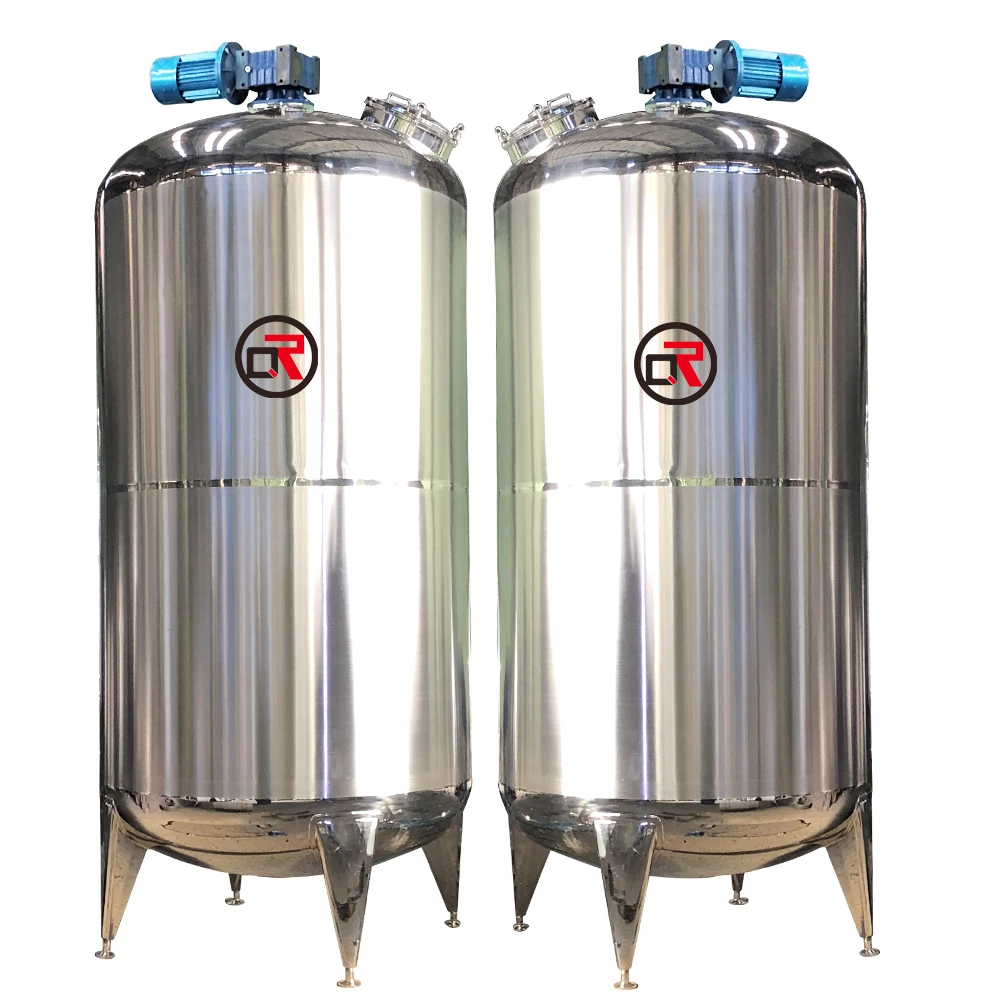1500L 304 316l Homogenizer and Agitator Mixer Type Electric or Steam Jacketed Mixing Tank High Shear Pump Stanley Engine Oil