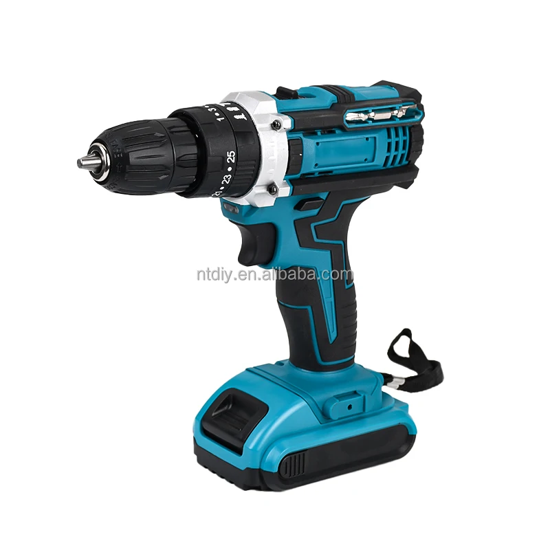 2025 Factory Direct Sales Custom 21volt Lithium Battery Cordless Hammer Drill Multifunctional Power Tools Hot Sale