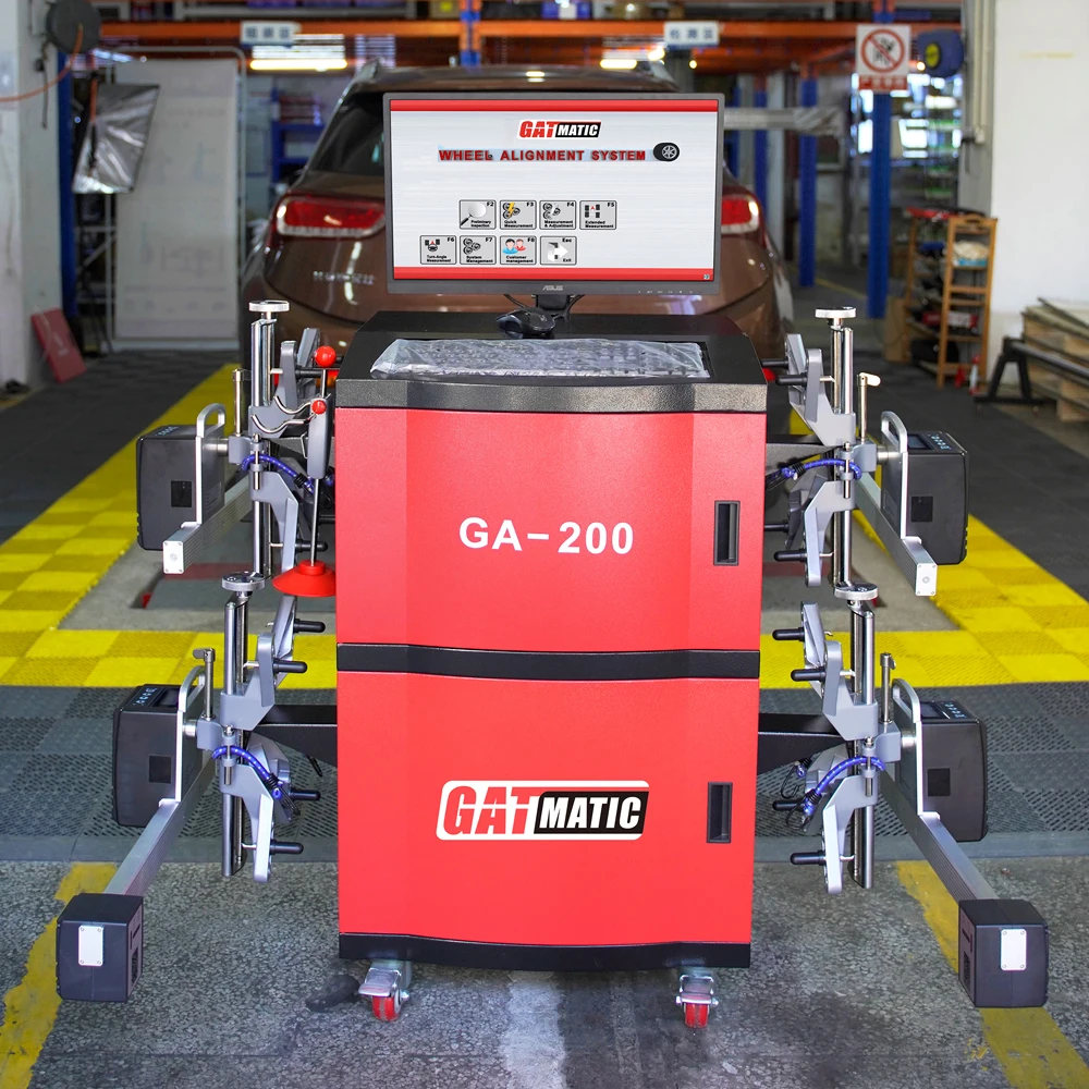 GATmatic Precise 3D Workshop Wheel Alignment Machine CCD Wheel Aligner for Truck and Car Lift Type Wheel Balancer Equipment