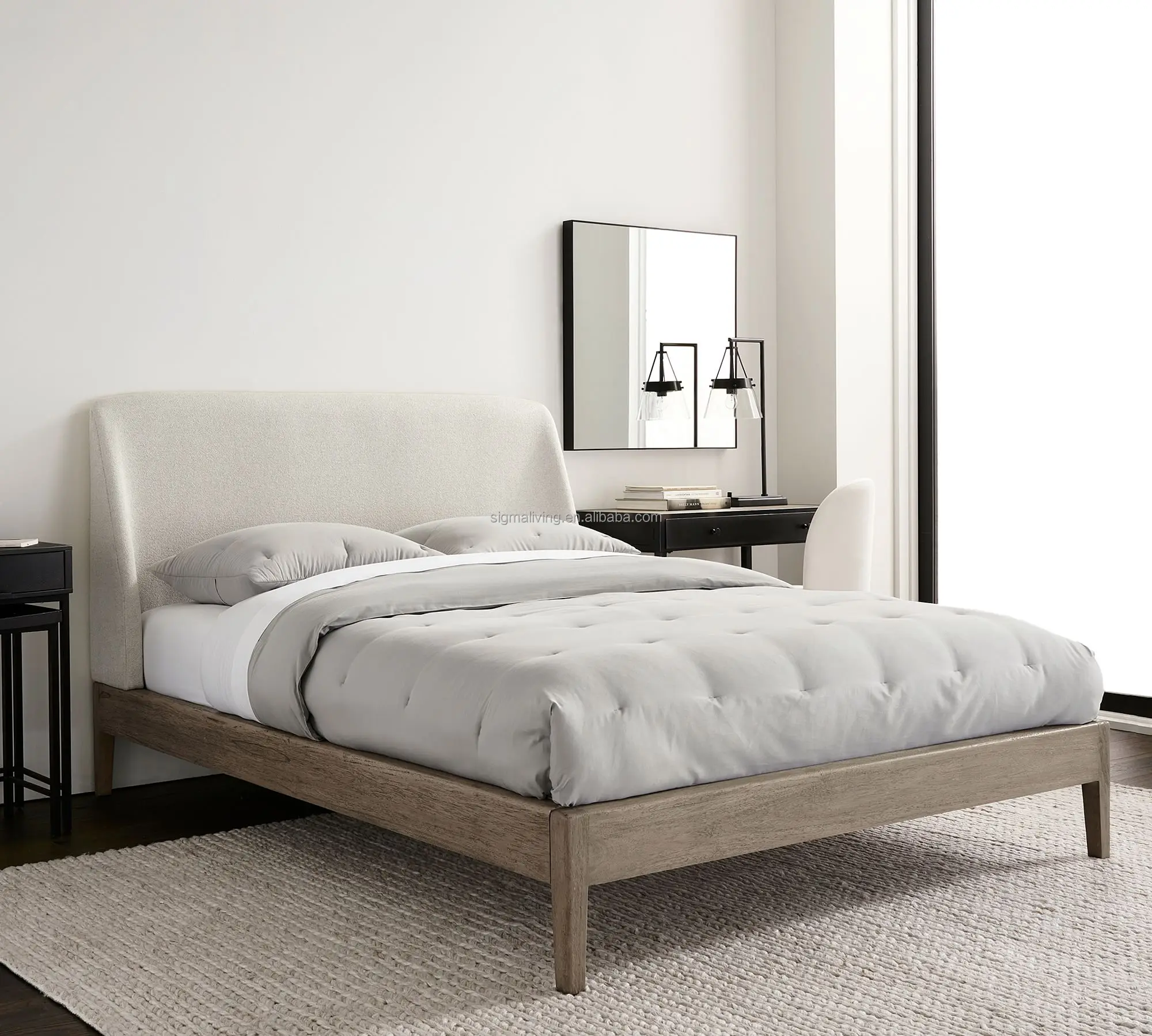 king bed smart bed bedroom furniture upholstered platform bed