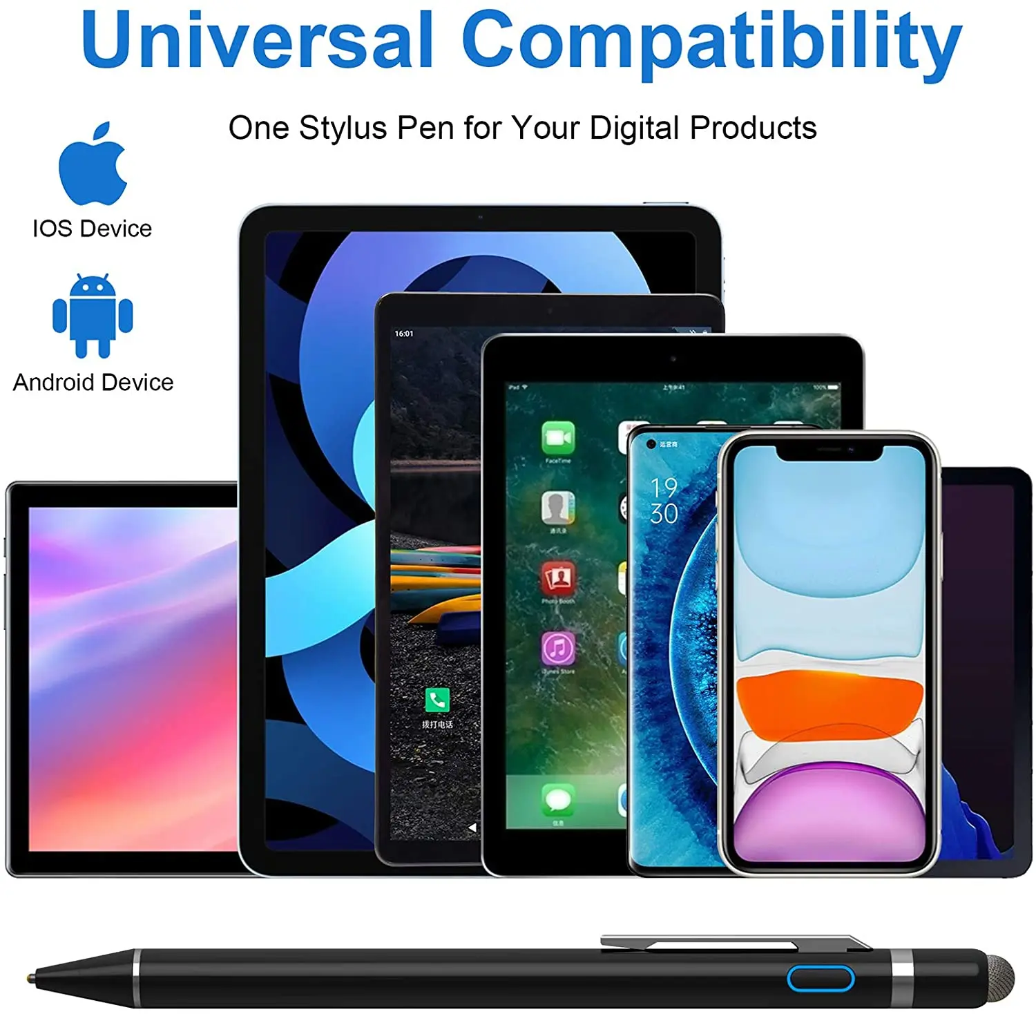 High Accuracy Android Pen Universal Digital Pencil for iPhone iPad Tablet