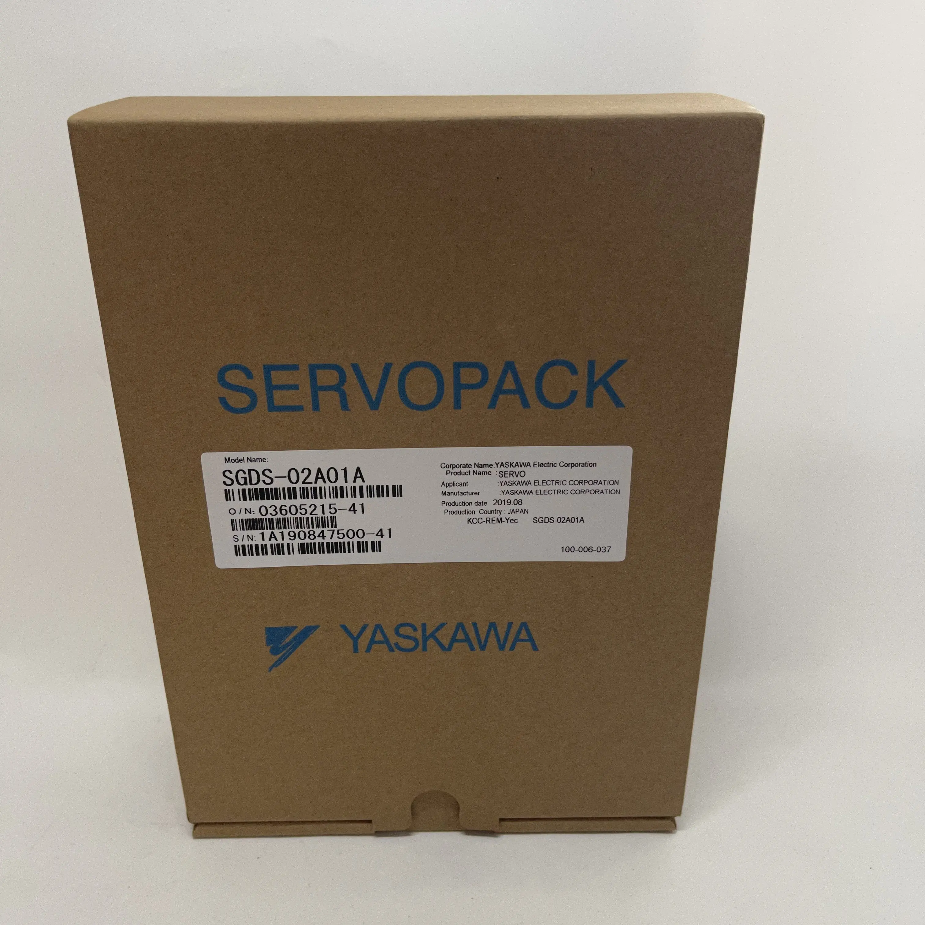 Yaskawa ServoPack Servo Drive SGDS-02A01A Yaskawa ServoPack Servo Drive SGDS-02A01A