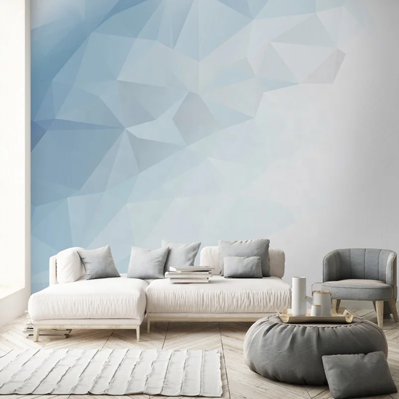 Custom Mural Blue Gradient Net Red Wallpaper Simple Living Room Tv  Background Wall Wallpaper - Buy Wallpapers For Walls Waterproof,3d Wallpaper  Home Decoration,Hotel Cafe Restaurant Wallpaper Product on 