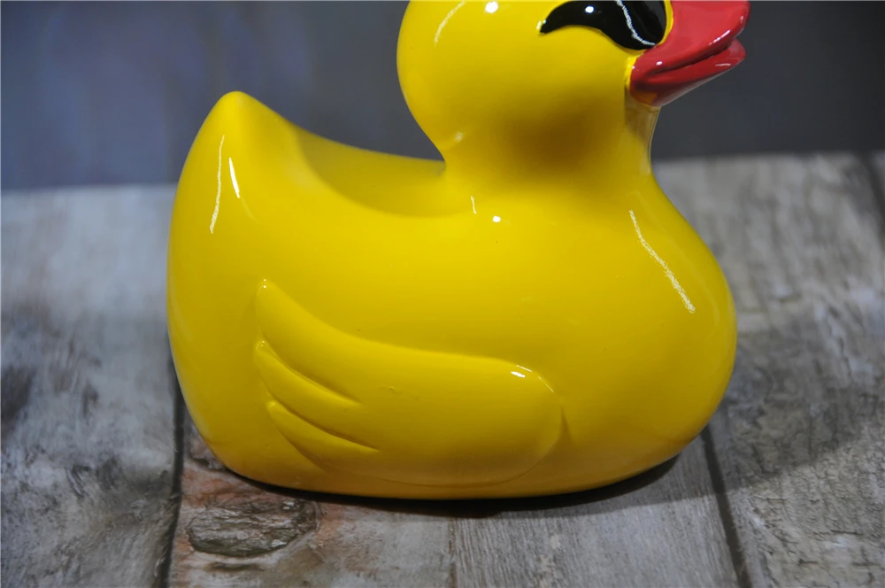 Yellow Duck Design Durable Resin Soap Dispenser Bathroom Lotion Bottle