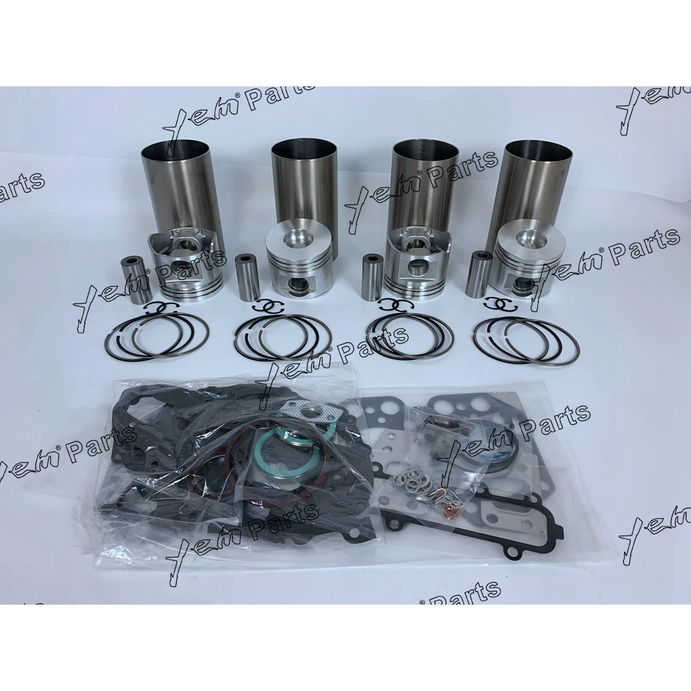Repair Kit With Cylinder Gasket Set Piston Rings Liner Fit for Toyota 15B Engine Rebuild Aftermarket Parts