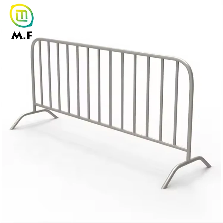 High Quality Temporary Pedestrian Steel Customized Galvanized Crowd Control Barriers Traffic Road Safety Barricade