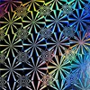 Fireworks Eggshell Sticker Material