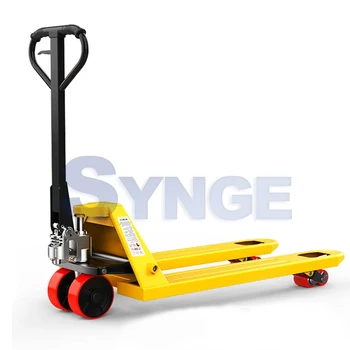 SYNGE Euro Lift Pallet Truck 2000kg to 3000kg Capacity Powered Pallet Jack for Retail and Restaurant Material Handing