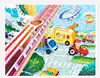 Puzzle da 100 pezzi sul traffico cittadino