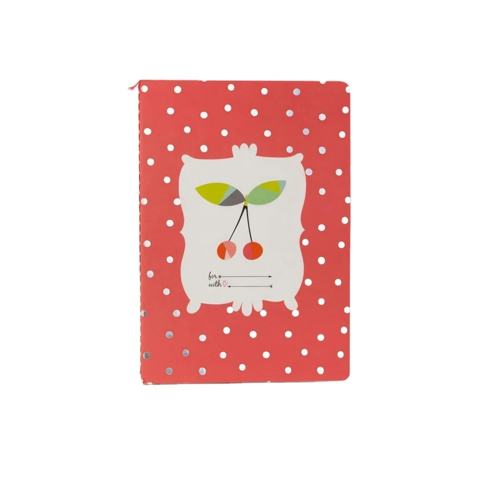 Slim Soft Cute Notebook with Sewing Binding Hardcover Paper Cover Custom Logo Simple Planner Agenda for Classmates Diary Use