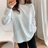 White-round neck