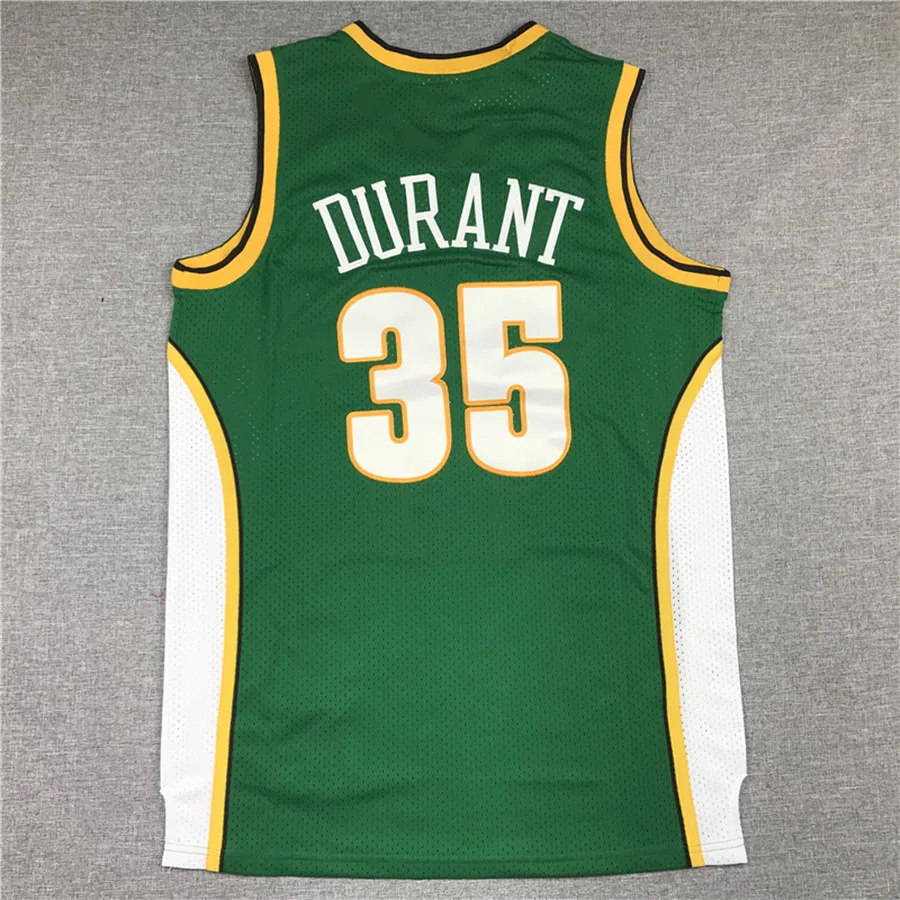Wholesale Seattle Super Sonic Throwback Jerseys 20 Gary Payton 40 Shawn  Kemp 35 Kevin Durant Stitched USA Retro Classics Basketball Jersey From  m.