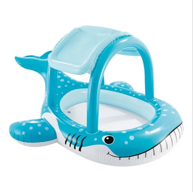 baby pvc inflatable swimming pool padding pool with sunshade