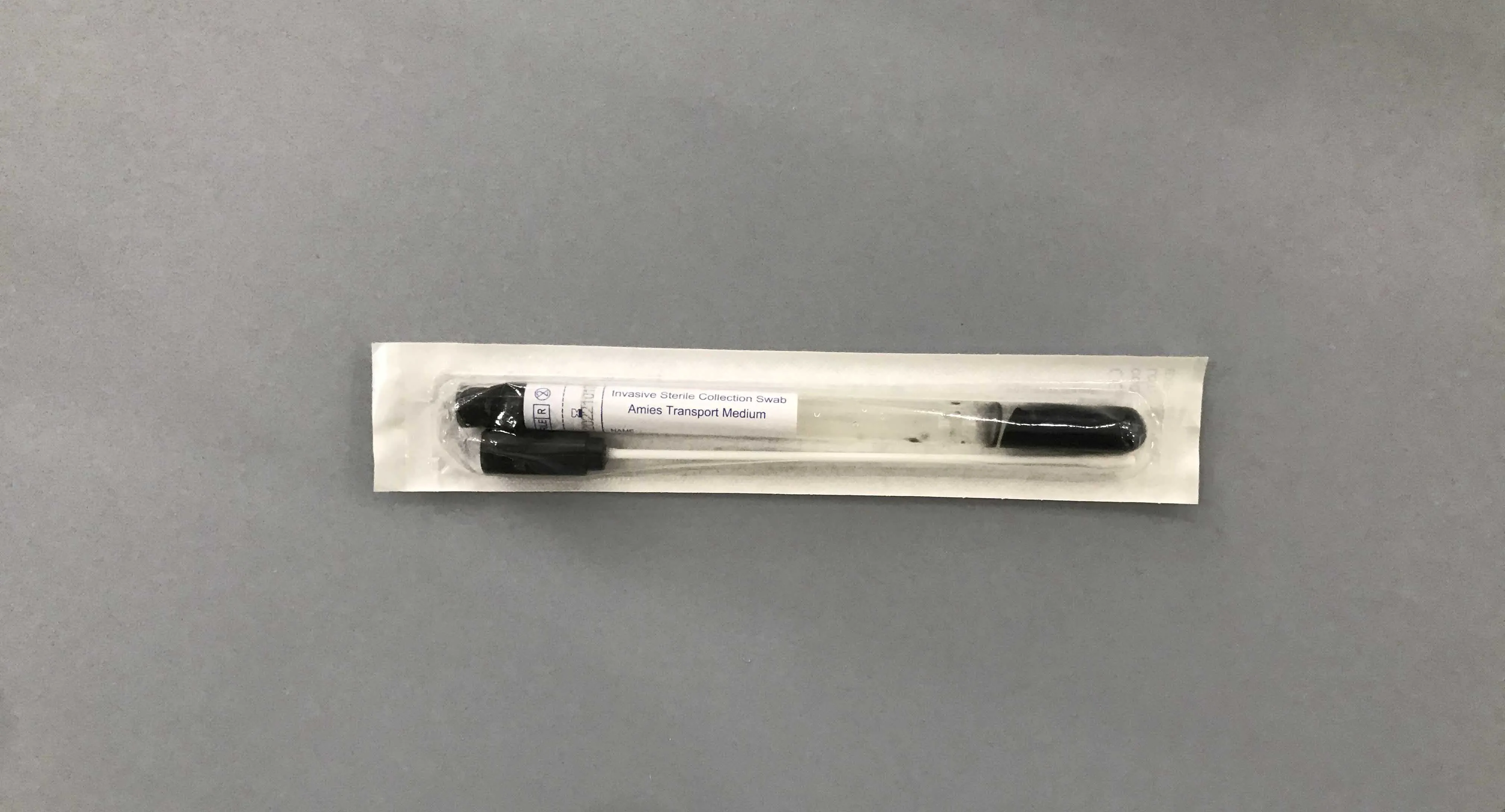 Amies With Charcoal Medium Sterile Transport Collection Swab Stick With PP Tube factory