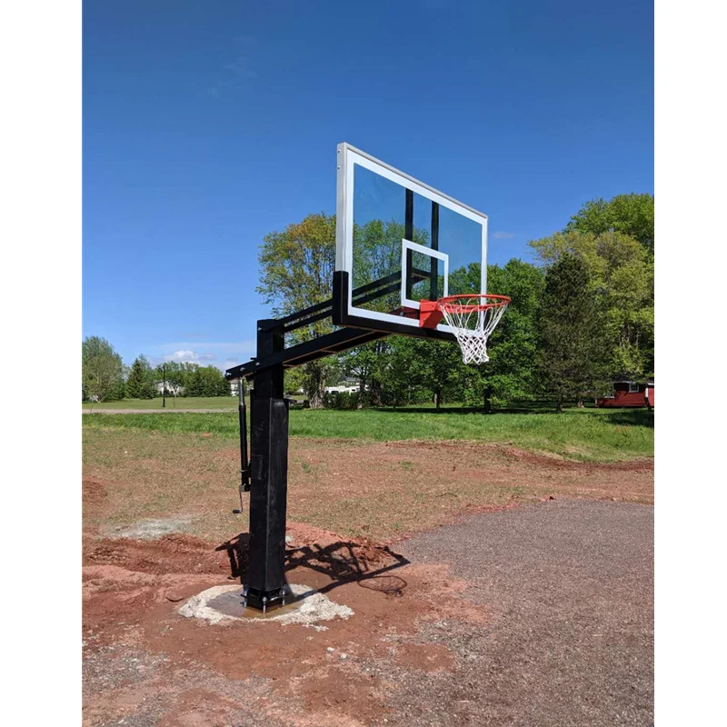 Verstelbare Sport Trainingsapparatuur Outdoor In Grond Basketbal Hoepel - Buy In Grond Basketbal Hoepel,Basketbal Hoepel Stand,Verstelbare Basketbal Systeem Product on