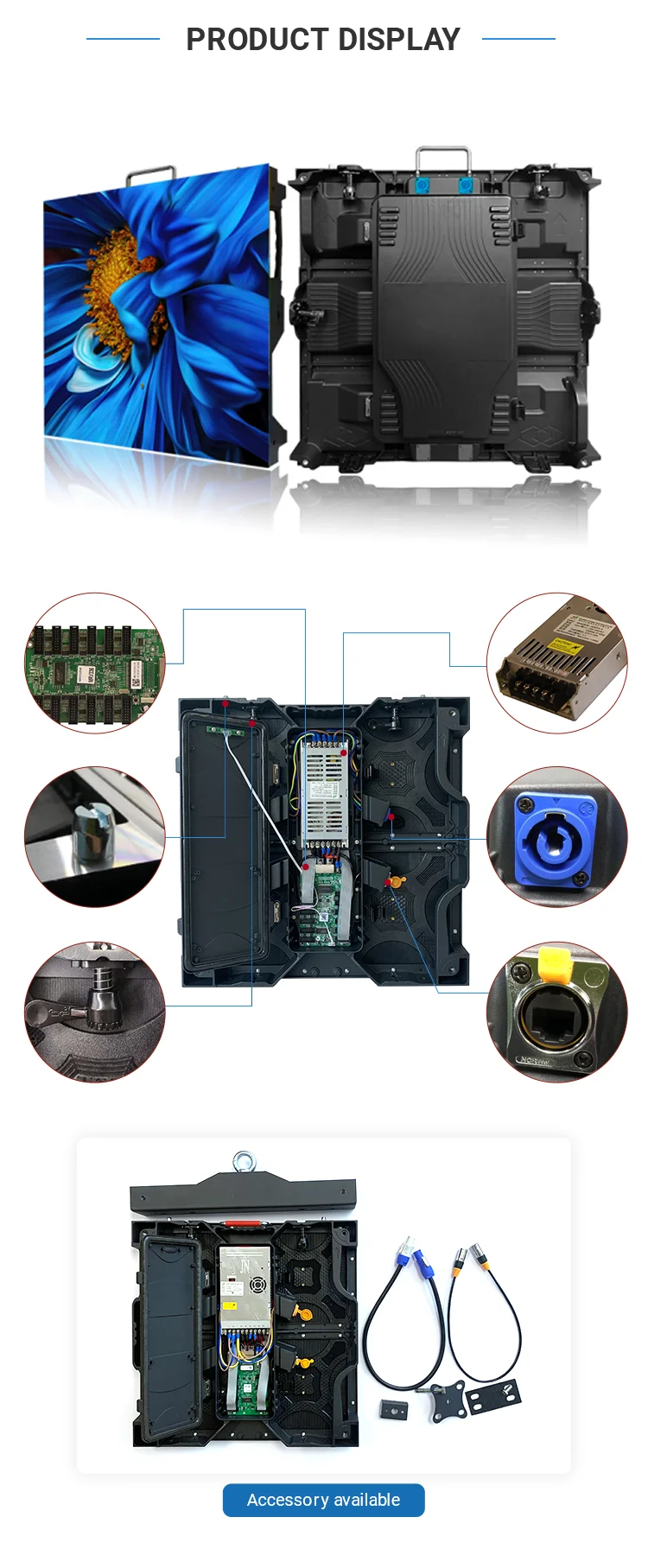 Unique Design Full Color Programmable Wall Mount Poster Outdoor P6 Led Display Billboard Screen 4K Low Power Consumption
