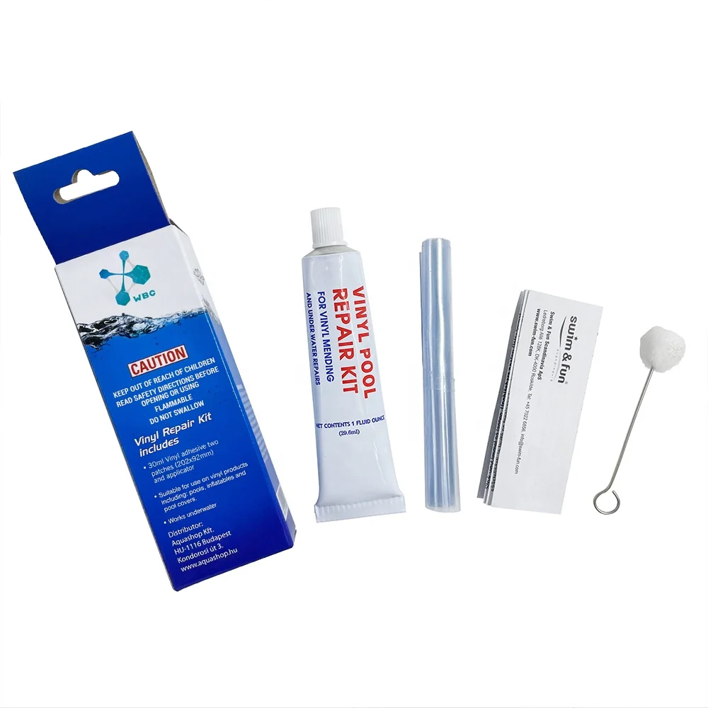 WBG Vinyl Repair Glue Pool Liner Inflatable Kit