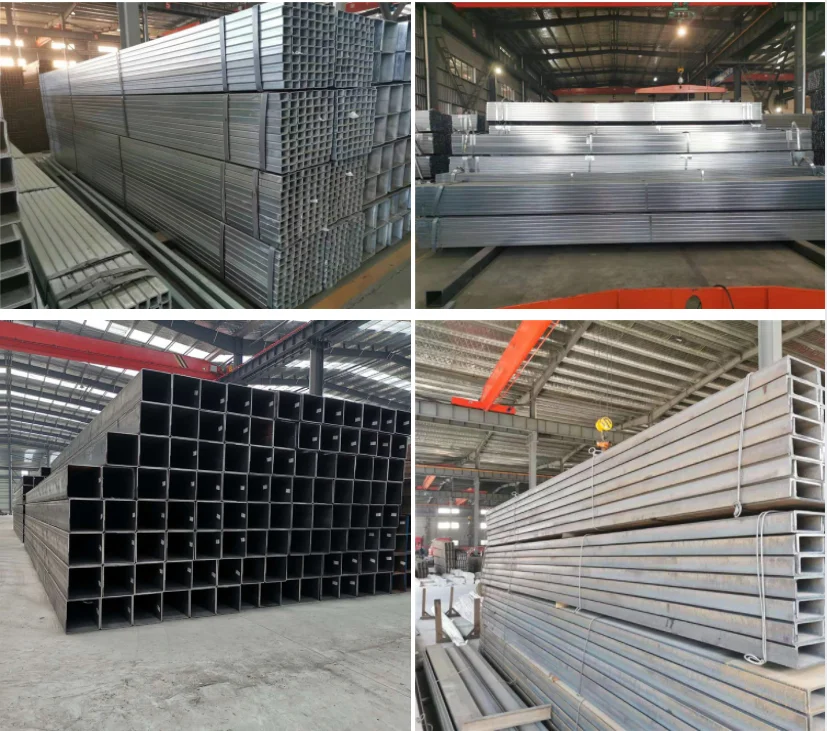 Low Carbon Steel Square Rectangular Tube MS Gi Hollow Section Steel ...