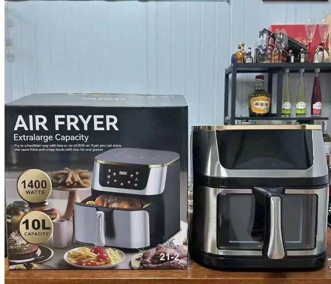 LOVFE Hot Selling Large Capacity 10L Multi-Function Household Electric Air Fryer for Fre aperçu 6