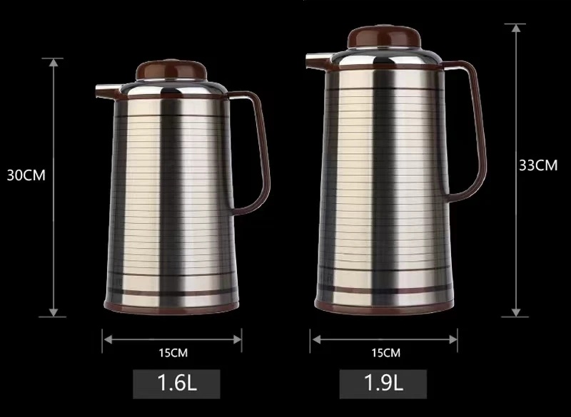 1.9l large capacity thermos coffee pot