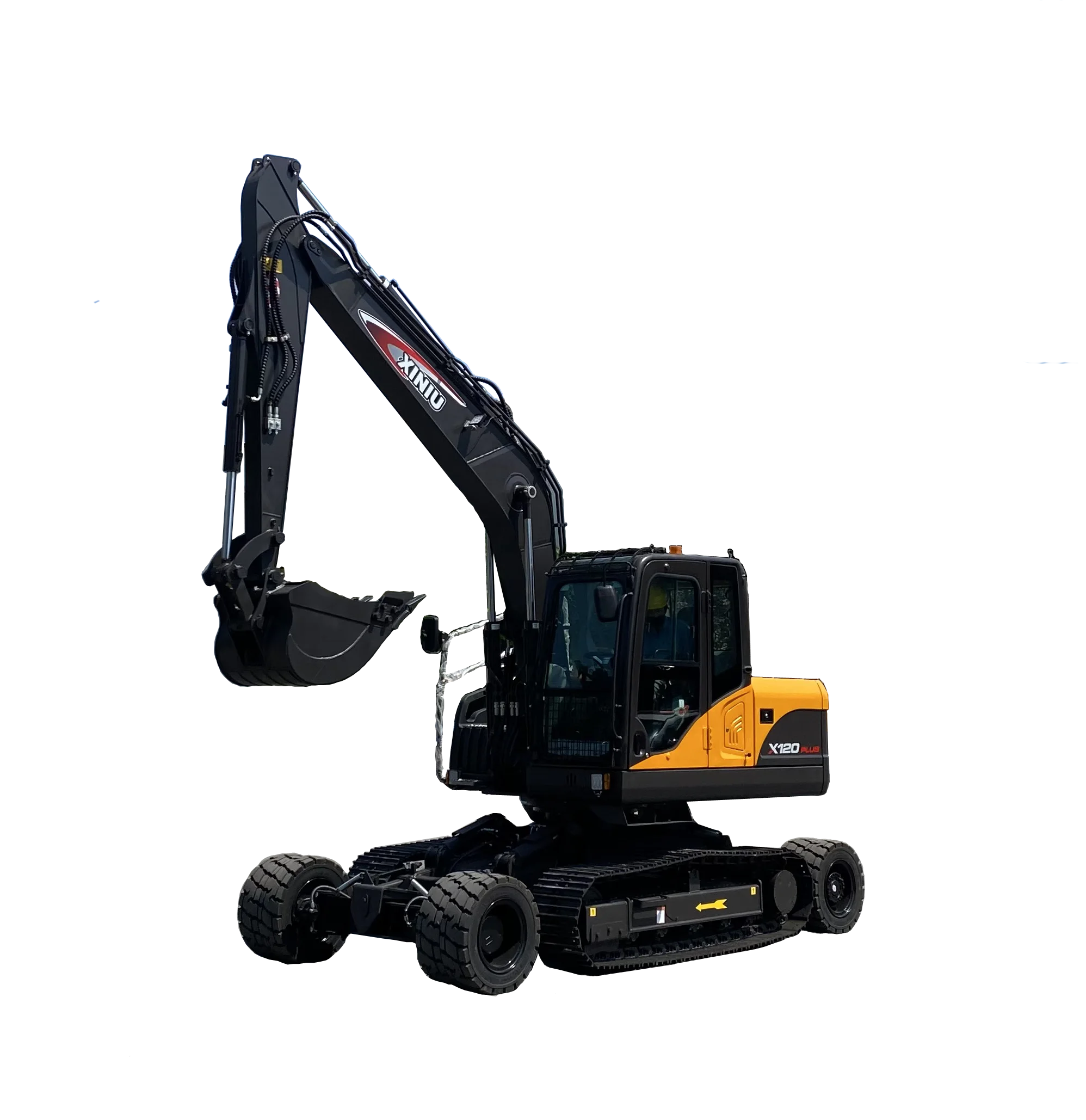 2023 Xiniu 10 Ton  Wheel  Crawler Excavator X120 10 Ton Hydraulic Construction Machine
