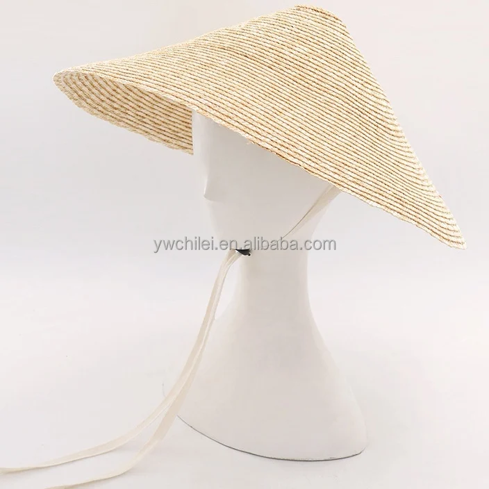 Tradizionale Delle Donne Di Bambù Orientali Di Paglia Cono Giardino Del Cappello  Di Pesca Con Il Mento Cinghia - Buy Grande Cappello Del Bordo Delle Donne Cappello  Di Paglia Di Sun Tradizionale