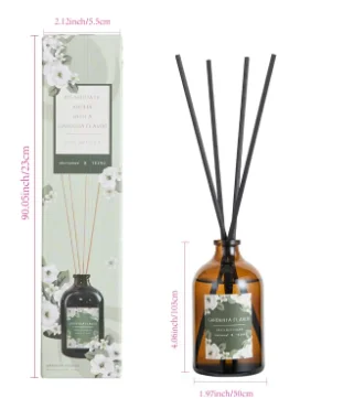 product perfect valentine mothers day gifts many scents available reed diffuser 100ml premium fiber stick glass bottle air freshener-10