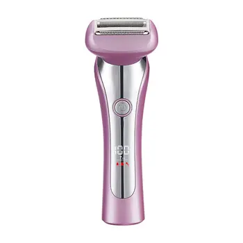 IPX5 Waterproof Electric Blade Hair Remover Rechargeable Lady Shaver Epilator for Women Body Leg Bikini Trimmer