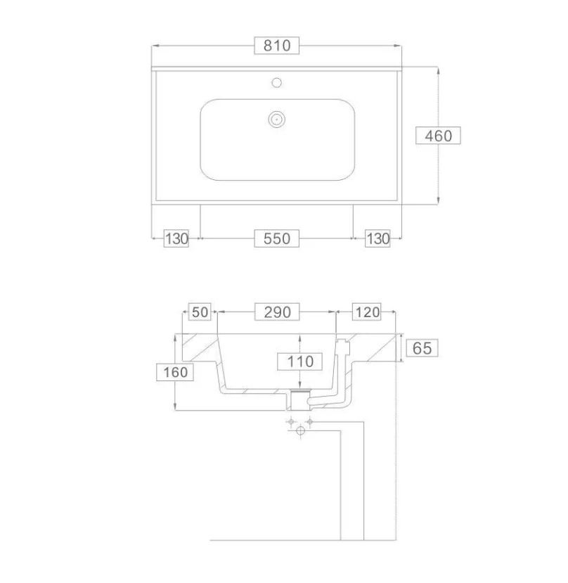 Luxury Bathroom Wall Bathroom Basin Vanity With Mirror Floating